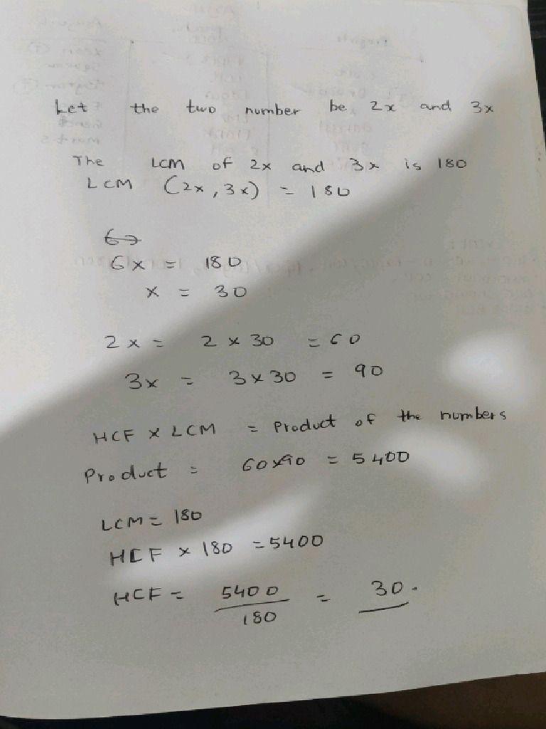 Two Numbers Are in The | PDF
