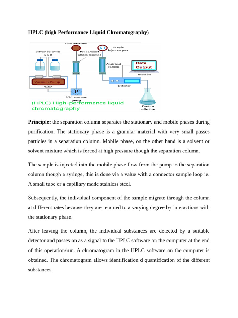 Industrial Applications of Chromatography | PDF | High Performance ...