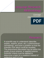 Characteristics Models Concepts Scientific Research