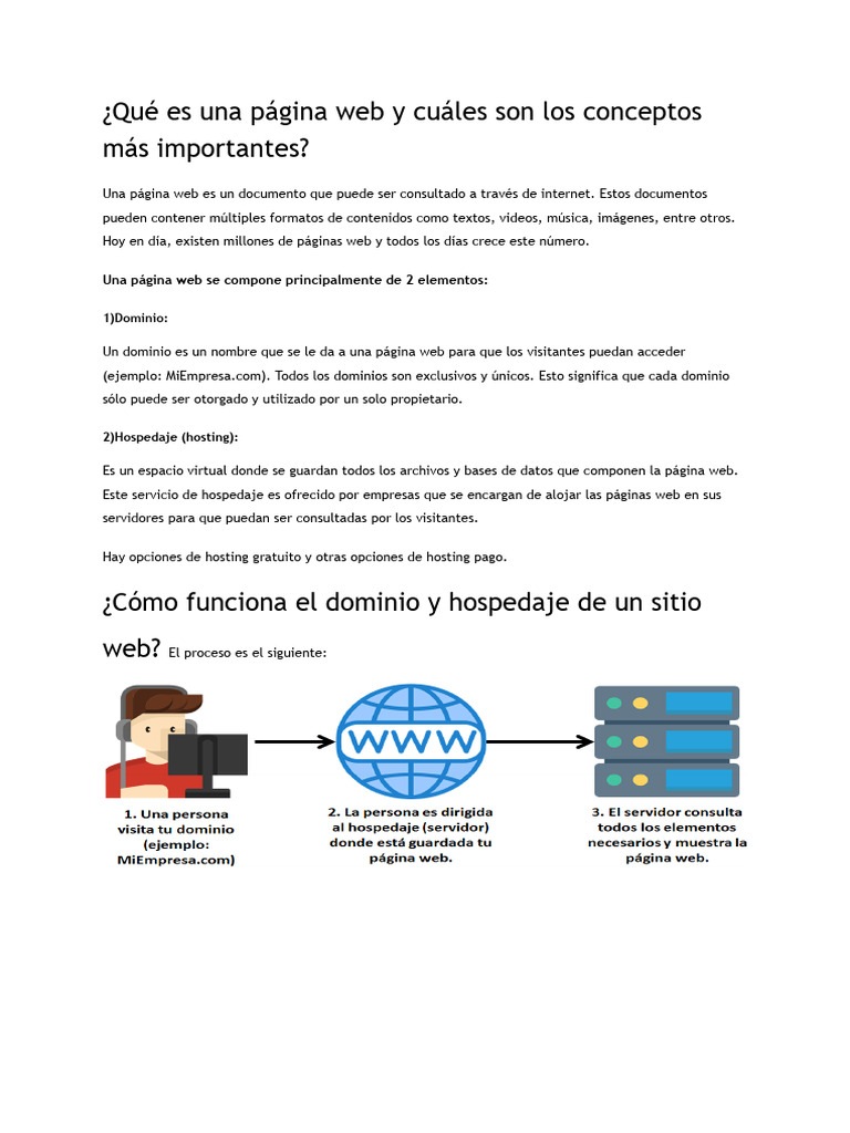 Pagina Web | PDF | Red mundial | Internet y web