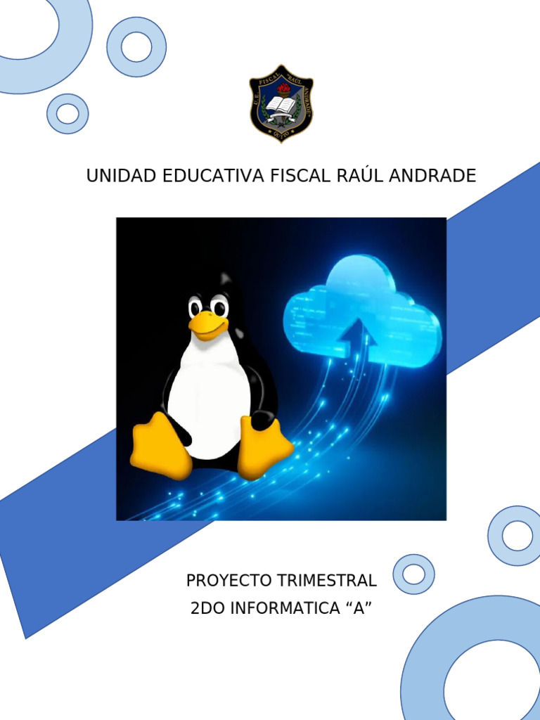 2do Bti A Proyecto Trimestral | PDF | Distribución de Linux | Software