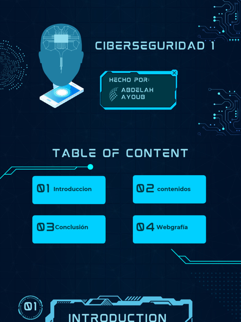 Blue Futuristic Technology Pitch Deck Presentation | PDF