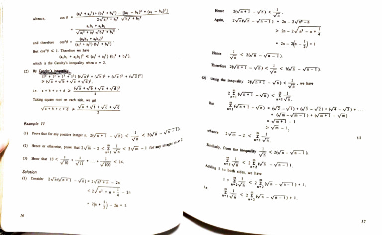 Book 1 Aids To Advanced Level Pure Mathematics Summary Worked Examples ...