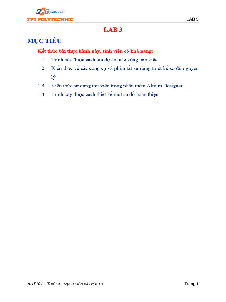 AUT104 Lab3 | PDF