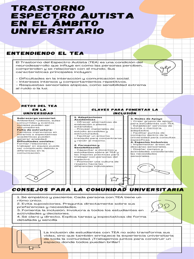Inclusión del TEA en Universidades | PDF | Autismo | Inclusión (Educación)