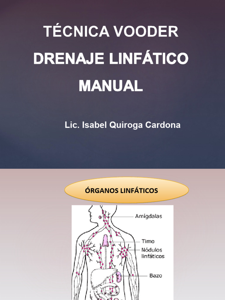 Protocolo de Drenaje Linfático Vodder | PDF