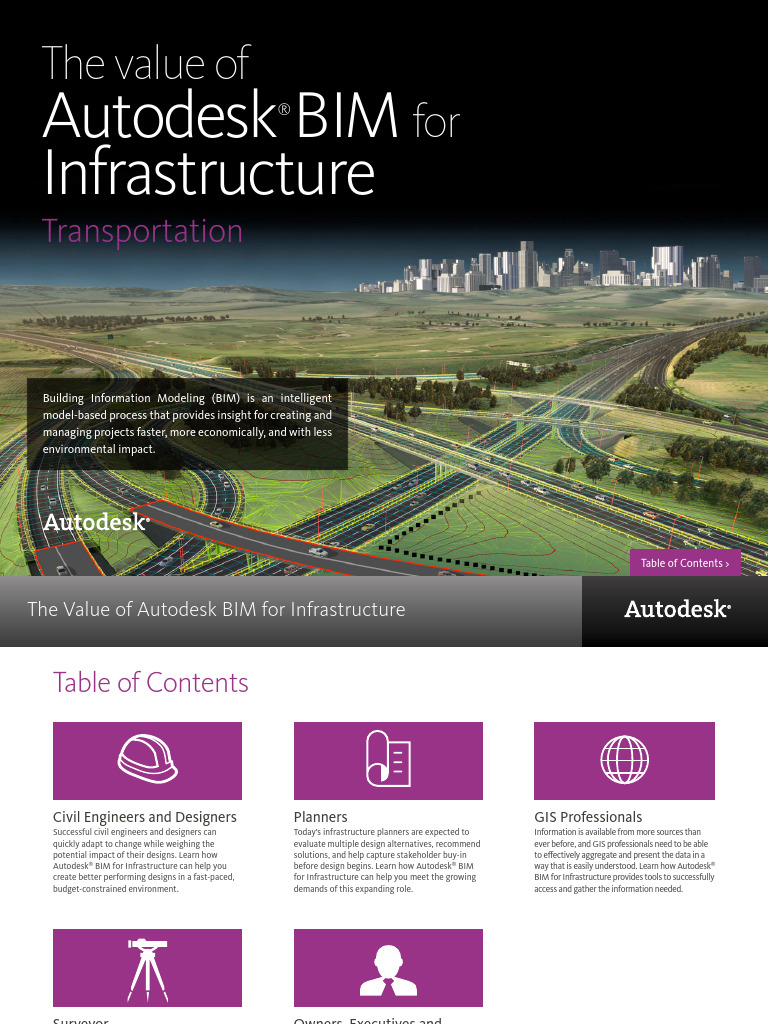 Bim For Infrastructure Ebook 2 | PDF | Geographic Information System ...