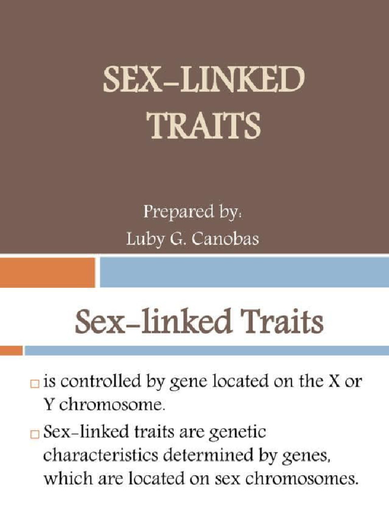Sex Linked Traits | PDF