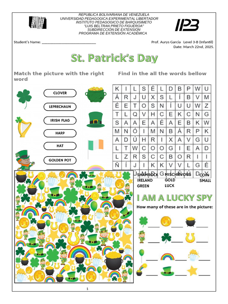 ST Patricks Day | PDF