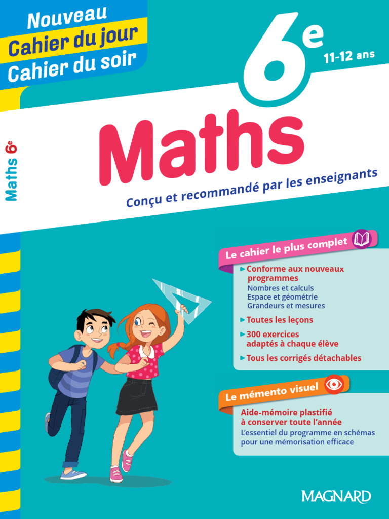 Cahier de Maths 6e : Mémento Visuel | PDF | Décimal | Nombre