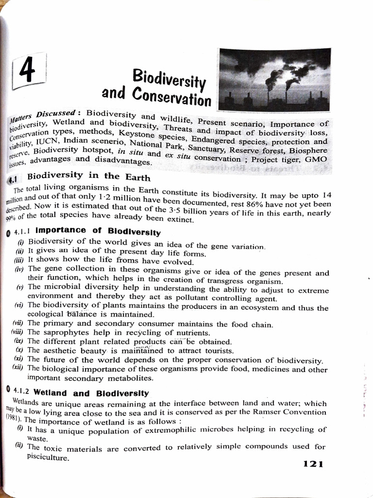 Biodiversity Importance and Threats | PDF