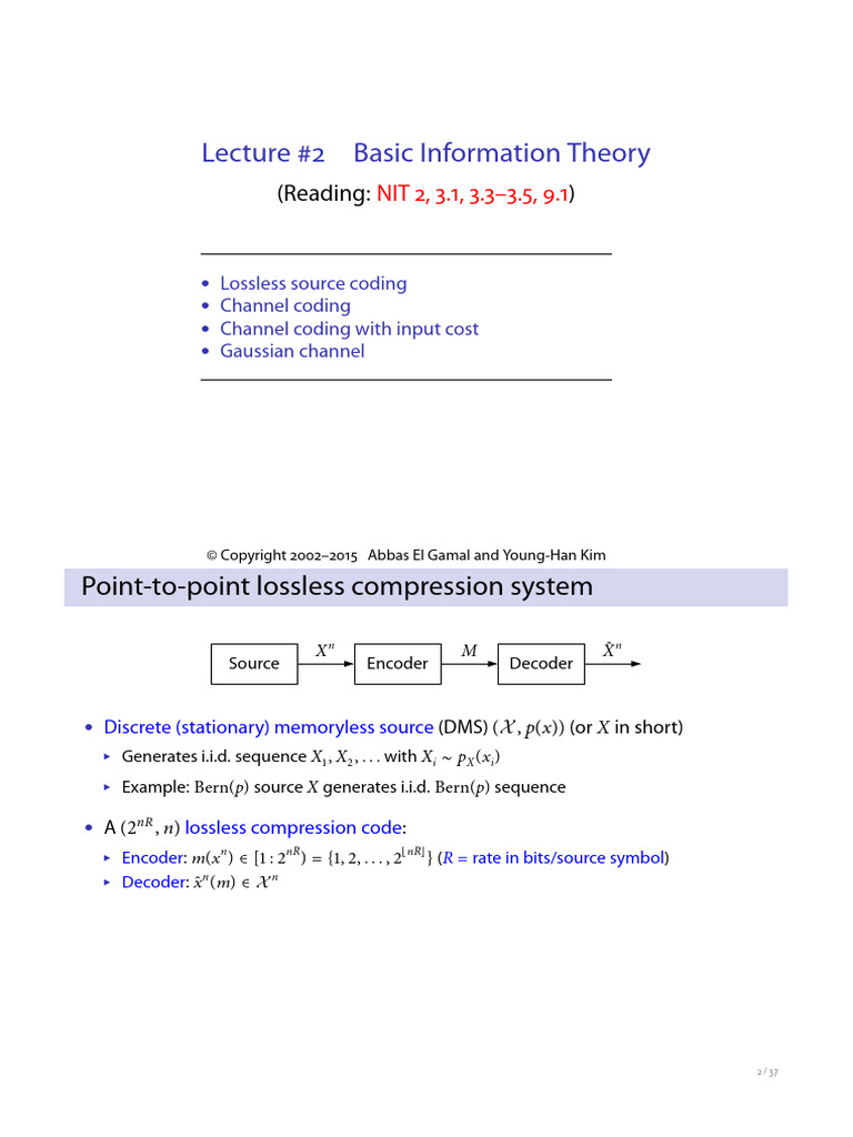 Lect 02 | PDF | Data Compression | Algorithms