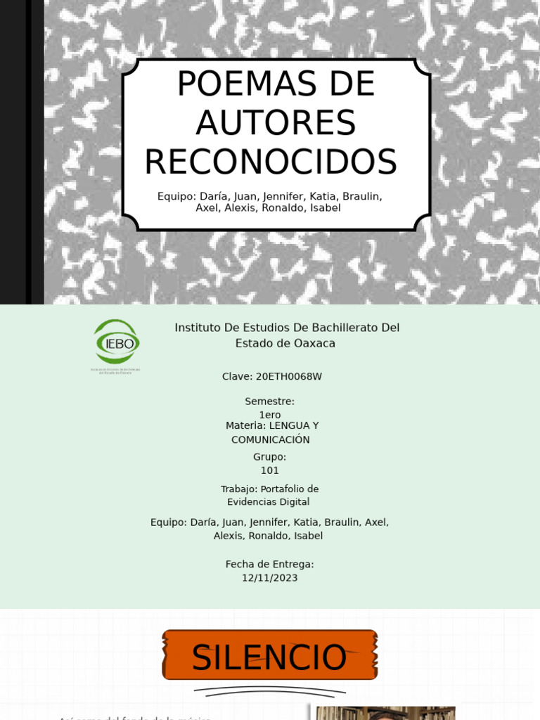 Poemas de Autores Reconocidos | PDF