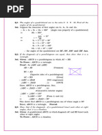 Quadrilateral Proofs and Properties | PDF | Rectangle | Perpendicular