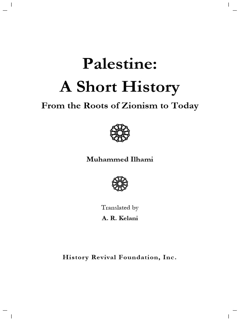 Palestine - A Short History - Mohammad Elhamy | PDF | Zionism | Byzantine  Empire