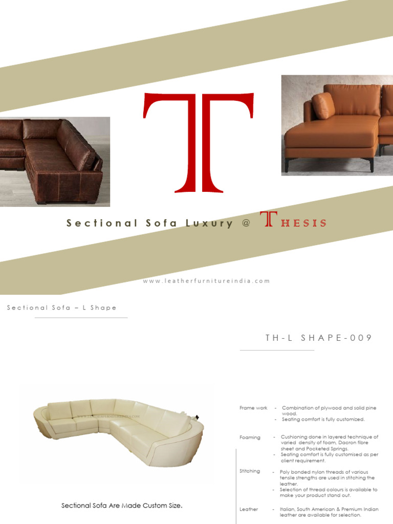 L & U Shape Sofa Catalogue | PDF | Couch | Plywood