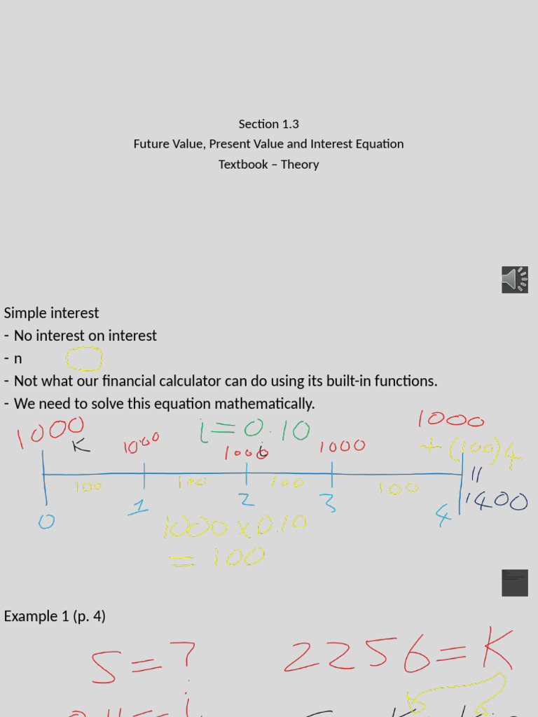 Future and Present Value Explained | PDF