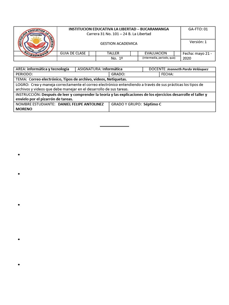 Informatica Actividad 2 | PDF | Archivo de computadora | Informática