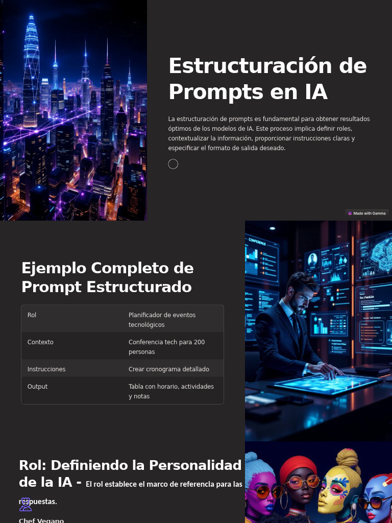 Estructura de Prompts para IA en Gestión | PDF | Inteligencia ...