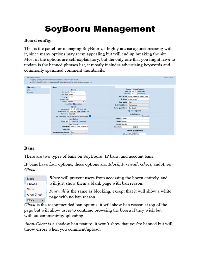 SoyBooru Management PDF