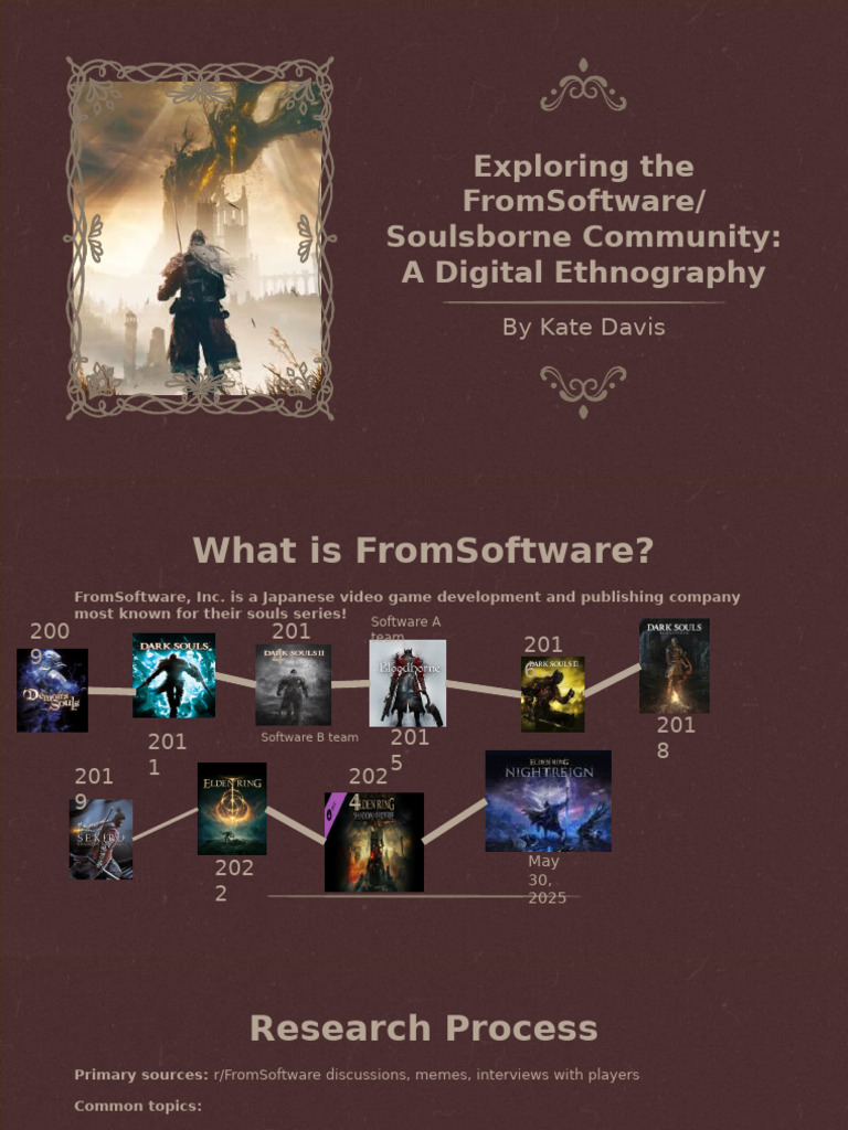 FromSoftware Soulsborne Community Insights | PDF | Video Games ...