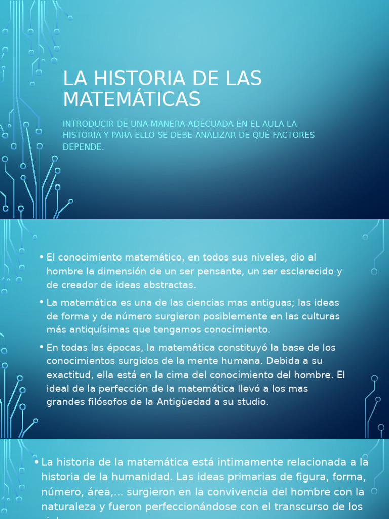 Historia de las Matemáticas: Evolución y Culturas | PDF | Matemáticas ...