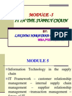 It in The Supply Chain: Module - 5