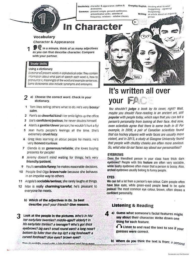 B1 Unit 1 | PDF