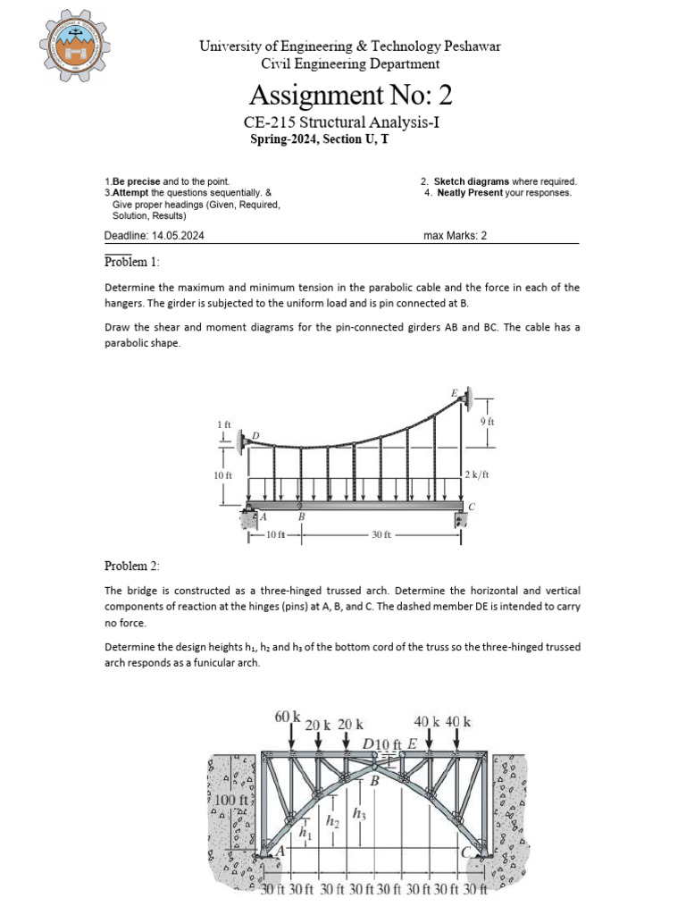Assignment 2 CE-215 | PDF