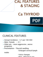 Clinical Features &amp; Staging,Thyroid
