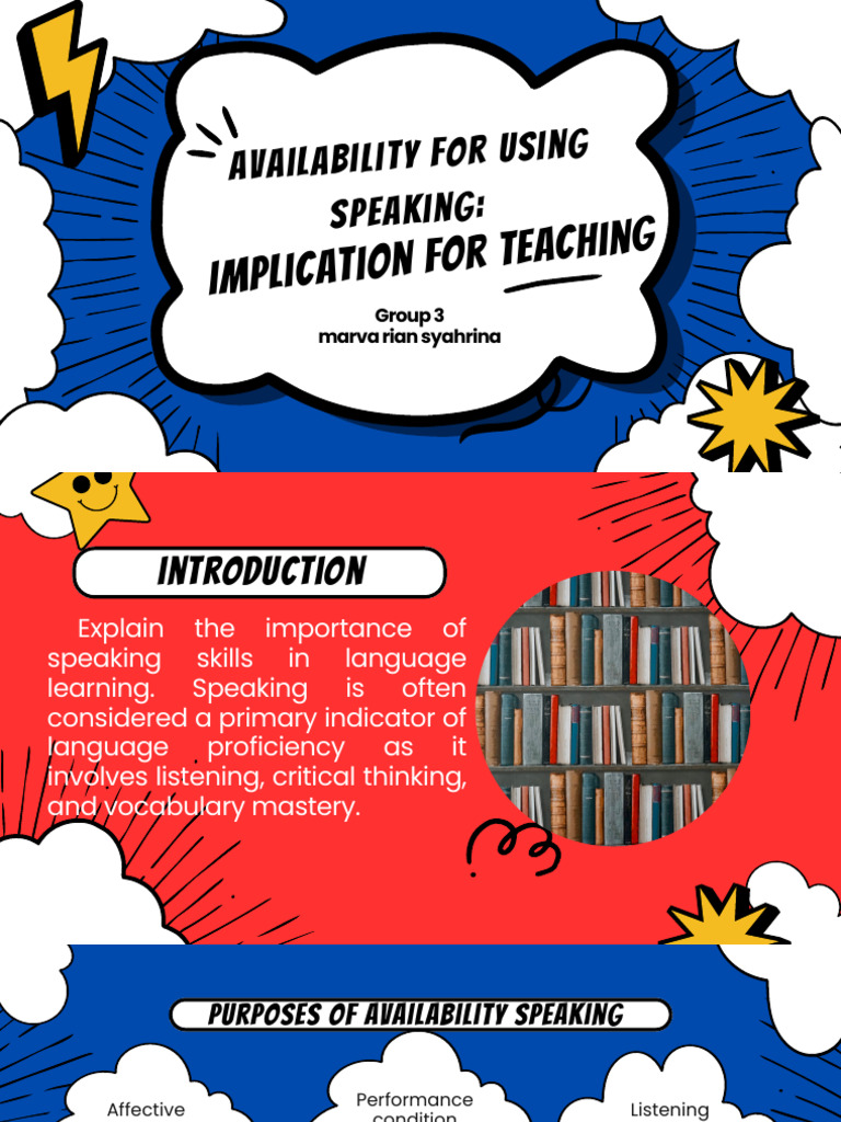 Enhancing Speaking Skills in Language Learning | PDF | Motivational ...