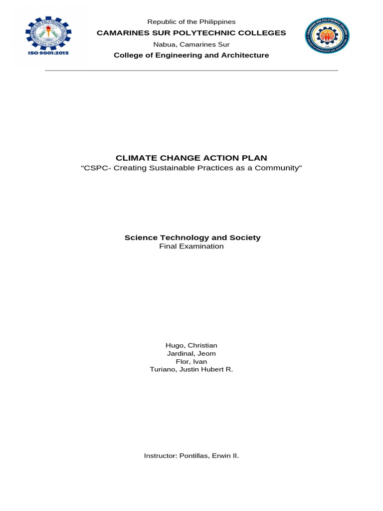 4STS Climate Action Plan | PDF | Energy Conservation | Efficient Energy Use