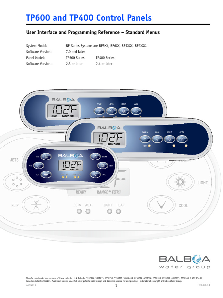 Control Panel Manual | PDF | Menu (Computing) | Pump