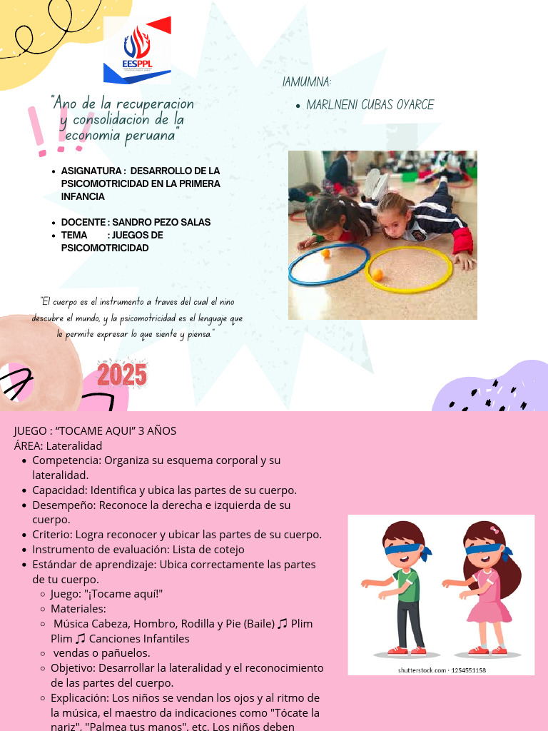 Juegos Psicomotriz | PDF