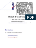 Cours Electronique Conversion de Donnees