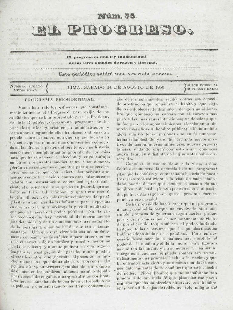 El Progreso N° 55 | PDF