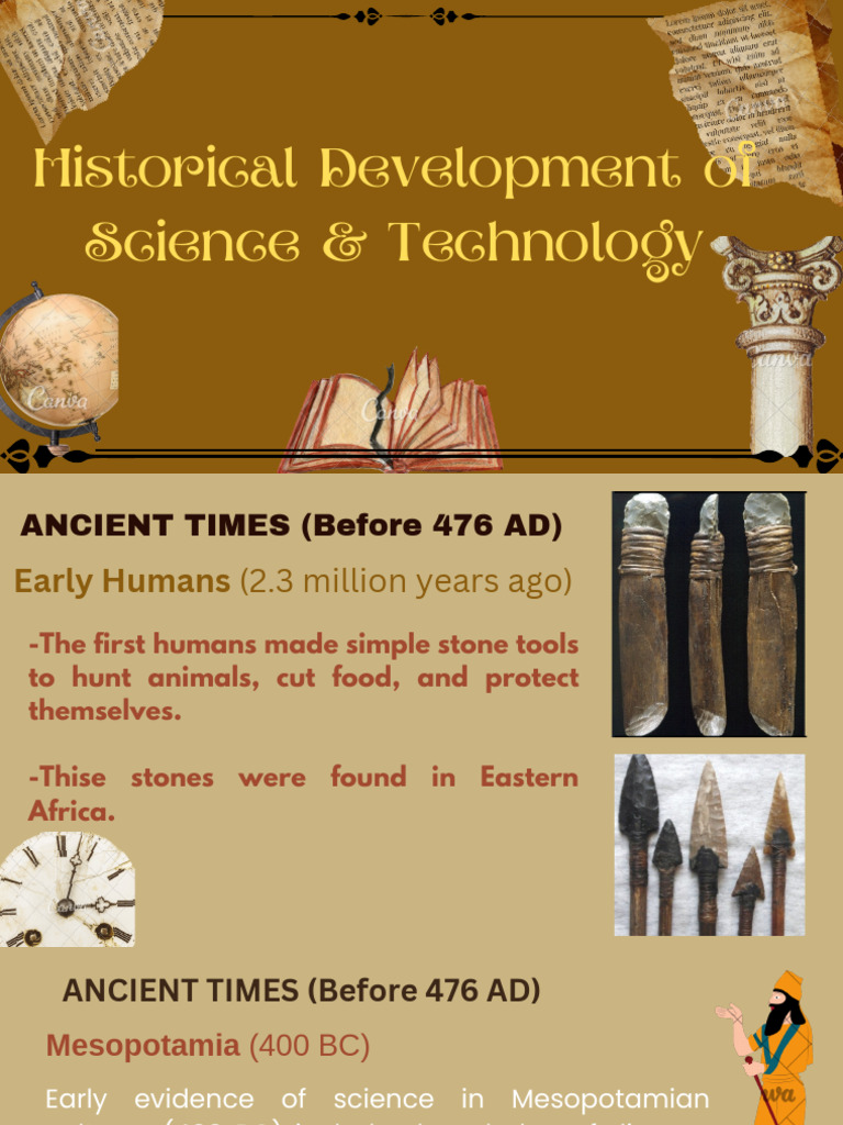 Evolution of Science and Technology | PDF | Science