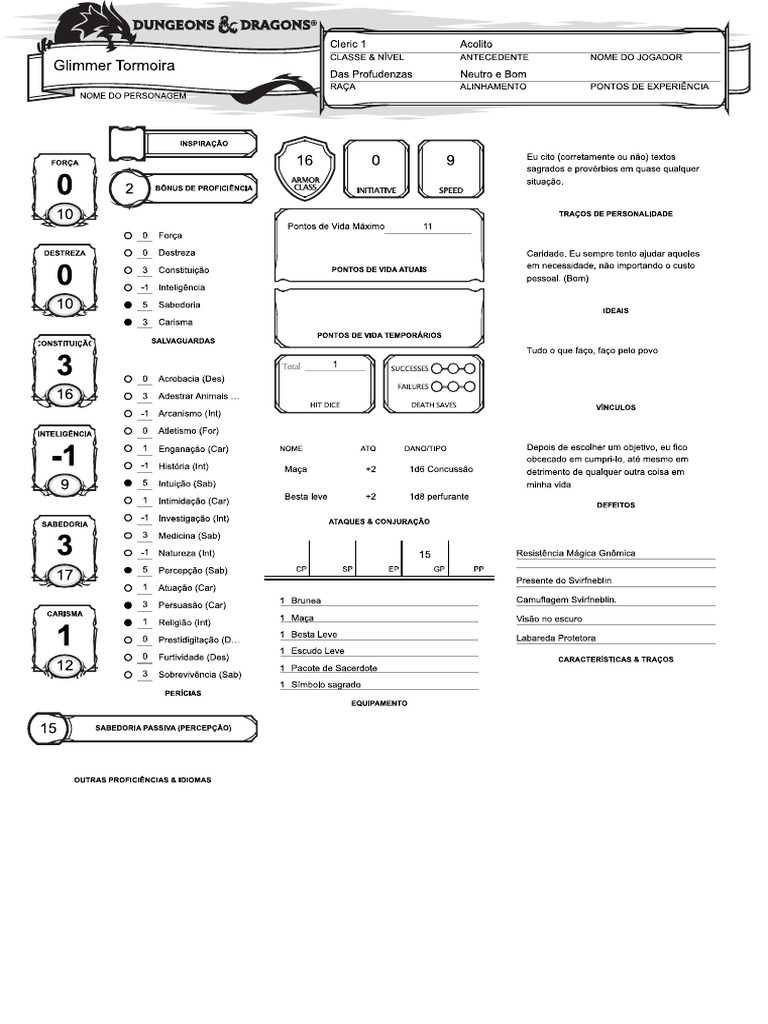 Teste Glimmer | PDF