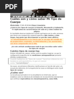 Tipos de Complexiones Corporales | PDF