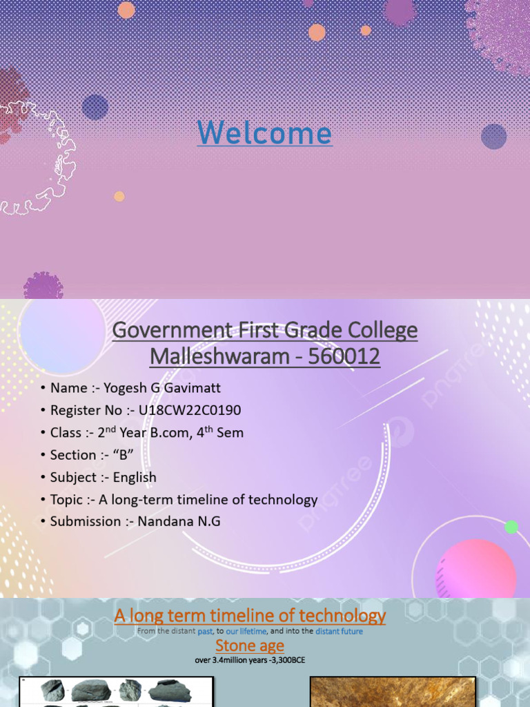 Long-Term Technology Timeline Overview | PDF