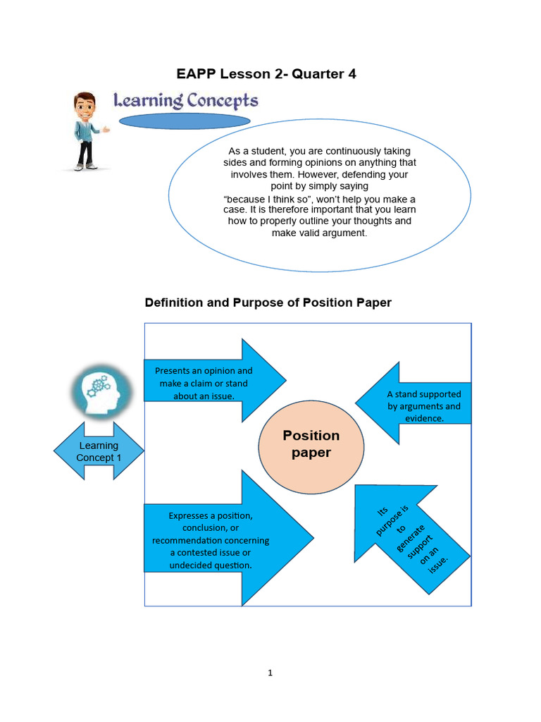 EAPP Lesson 2 Quarter 4 | PDF | Fallacy | Argument