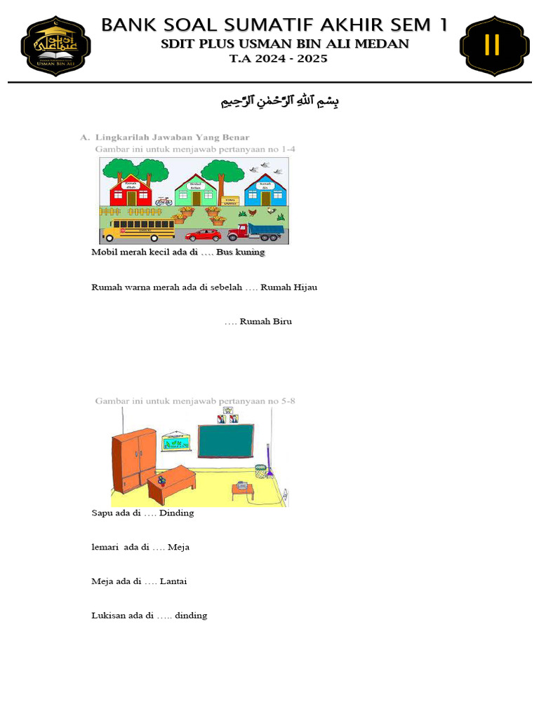BANK SOAL KELAS 2 math - Zahra Afifah | PDF