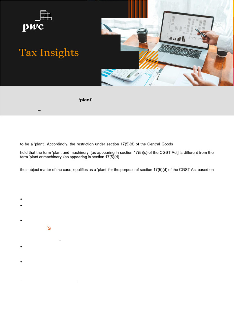 Tax Insights: in Brief | PDF | Supreme Court Of The United States | Taxes