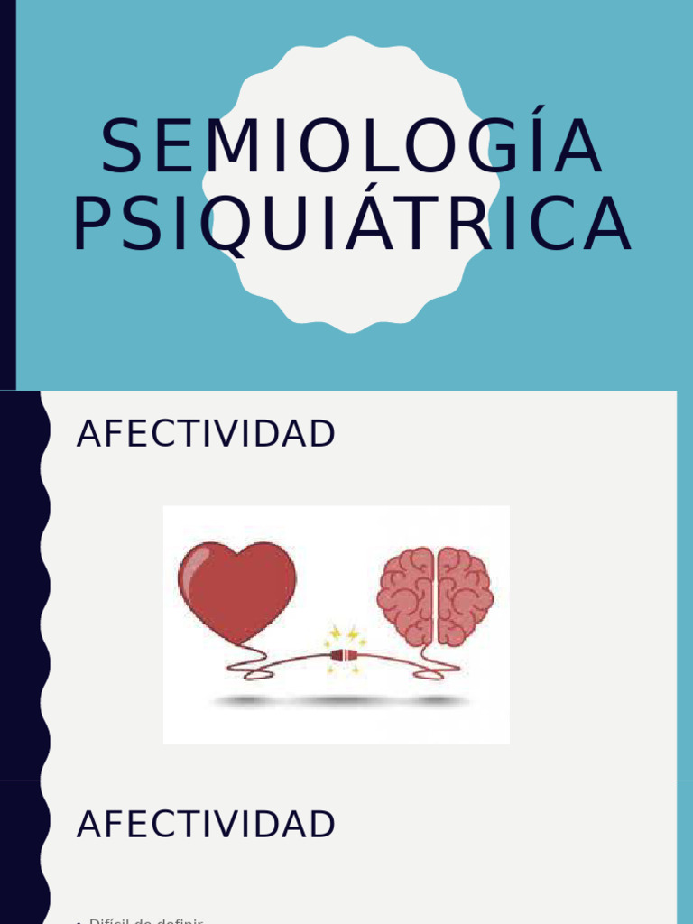 Trastornos de Afectividad y Psicomotricidad | PDF | Las emociones ...