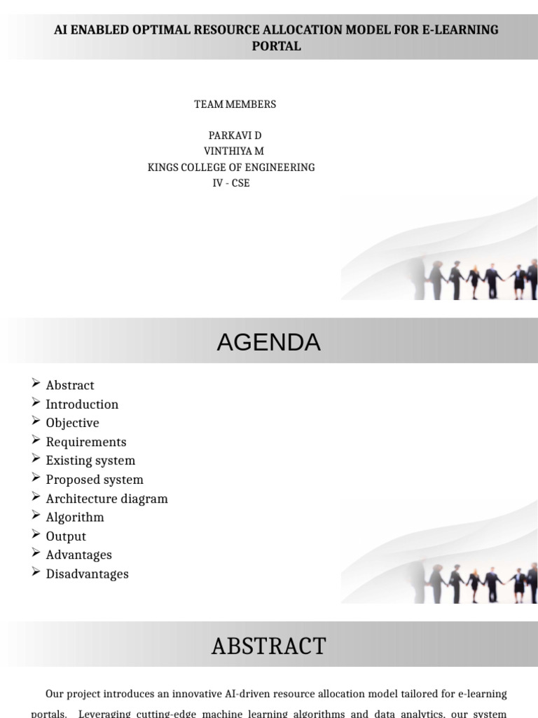 AI Resource Allocation for E-Learning | PDF | Load Balancing (Computing ...