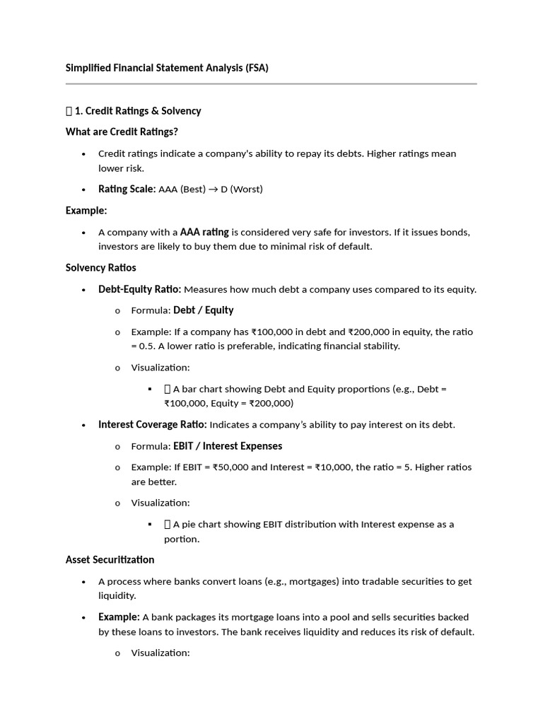Financial Statement Analysis Guide | PDF | Debt | Equity (Finance)