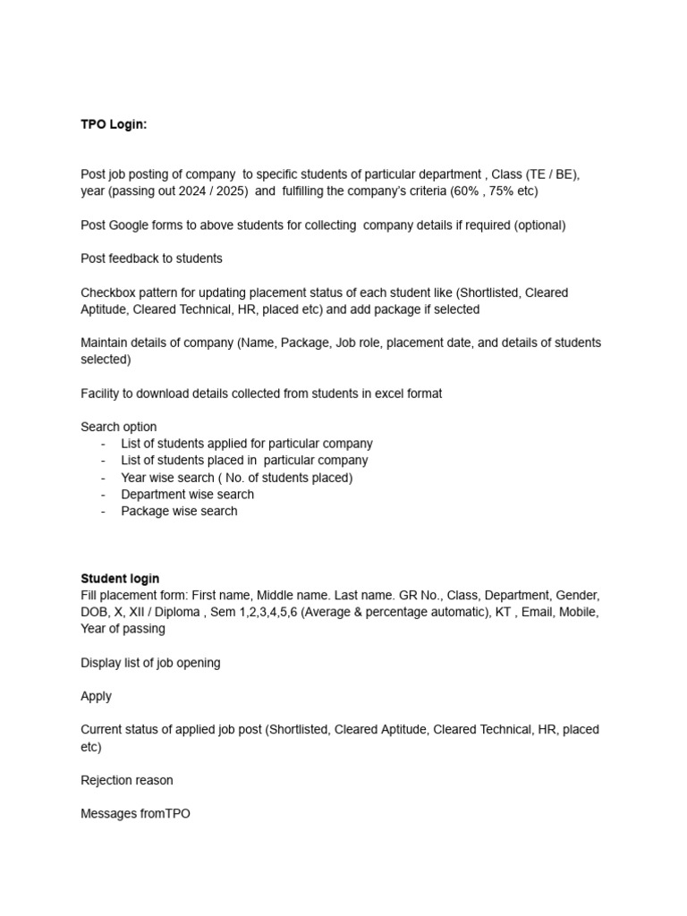 TPO Software | PDF