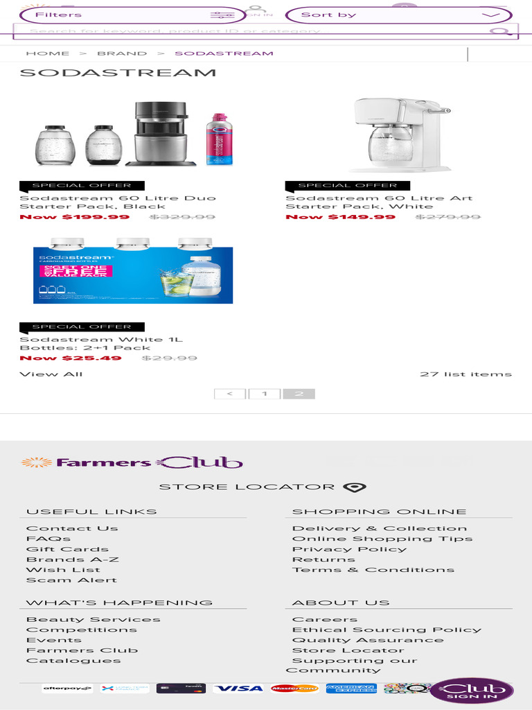 Buy Sodastream Online at Farmers | PDF