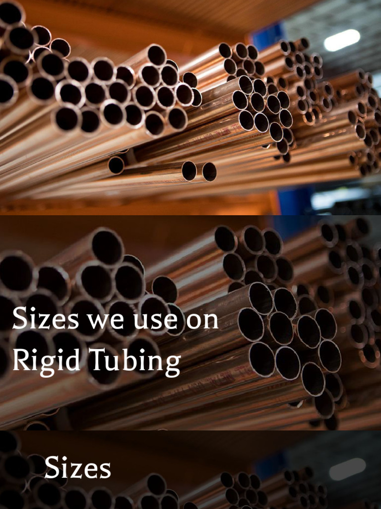 Rigid Tubing: Sizing, Cutting, Bending, Flaring | PDF | Pipe (Fluid ...