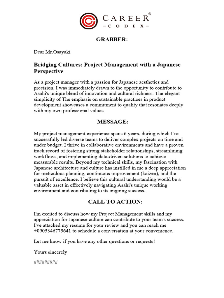 Cover+Letter+ +template 2 | PDF